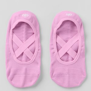 Alo Yoga Women's Pivot Barre Sock - Candy Heart Pink