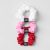 Alo Yoga Fresh Mini Scrunchie 3-Pack - Bold Red/Sweet Pink/White
