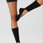 Alo Yoga Women's Strappy Siren Grip Sock - Black