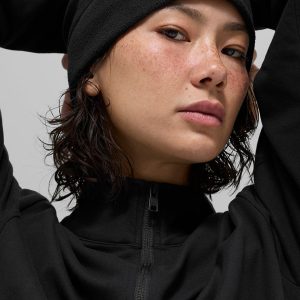 Alo Yoga Performance Fleece Beanie - Black/Black