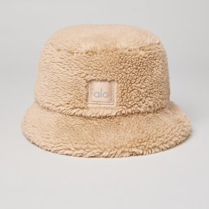 Alo Yoga Foxy Sherpa Bucket Hat - Camel