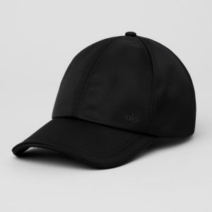 Alo Yoga Satin Off-Duty Cap - Black