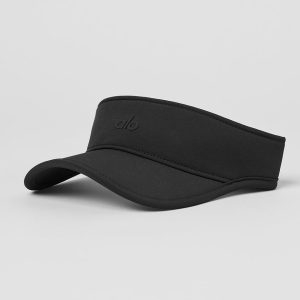 Alo Yoga Performance Eclipse Visor - Black/Black