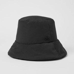 Alo Yoga Good Shade Puffer Bucket Hat - Black