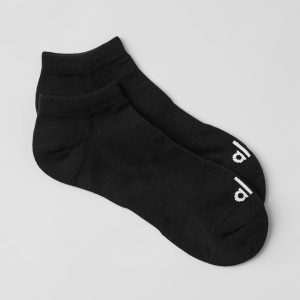 Alo Yoga Unisex Street Sock - Black/White