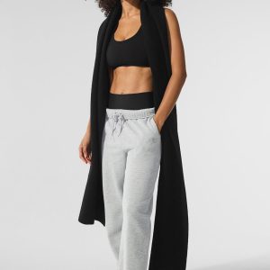 Alo Yoga Merino Wool Oversized Scarf - Black