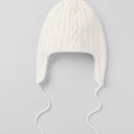 Alo Yoga Cable Knit Winter Bliss Earflap Beanie - Ivory