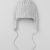 Alo Yoga Cable Knit Winter Bliss Earflap Beanie - Athletic Heather Grey