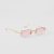 Alo Yoga ALO Wire Frame Sunglasses - Gold/Pink Gradient