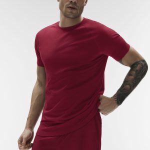Alo Yoga ALO Vapor Crewneck Short Sleeve - Garnet
