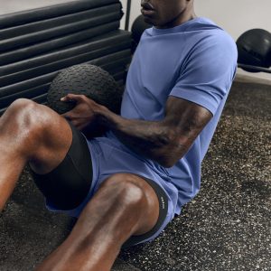 Alo Yoga ALO Vapor Crewneck Short Sleeve - Provence Blue