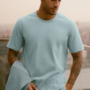 Alo Yoga Essential Short Sleeve Street Tee - Desert Sage