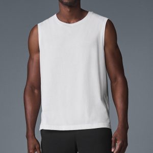 Alo Yoga The Triumph Muscle Tank - White