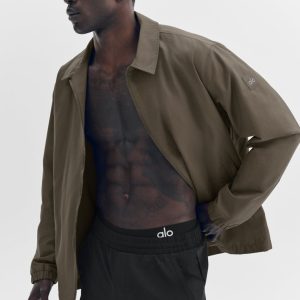 Alo Yoga Torrent Overshirt - Olive Tree