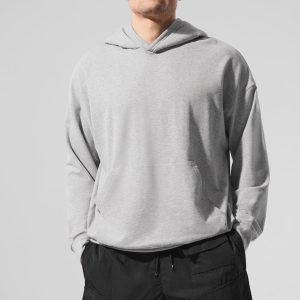Alo Yoga Double Take Hoodie - Athletic Heather Grey