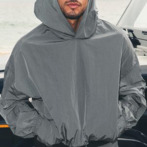 Alo Yoga Axis Hooded Pullover - Monument