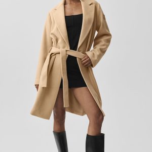 Alo Yoga Wool Gameday Overcoat - Camel