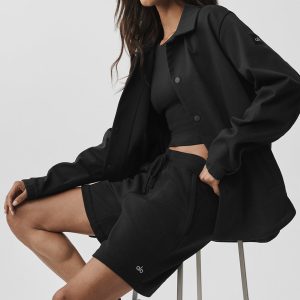 Alo Yoga Edition Sueded Jacket - Black
