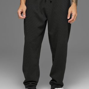 Alo Yoga Waffle Lounge Jogger - Black