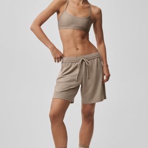 Alo Yoga 7" Double Take Short - Gravel