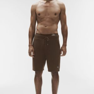 Alo Yoga 7" Sports Club Sweater Knit Short - Espresso