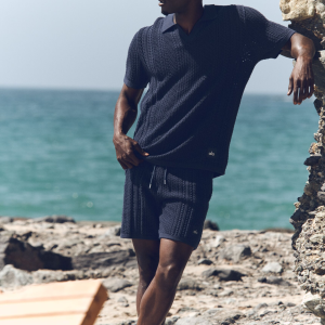 Alo Yoga 7" Coastline Knit Short - Navy