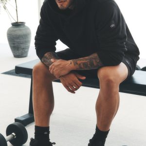 Alo Yoga Renown Heavy Weight Hoodie - Black