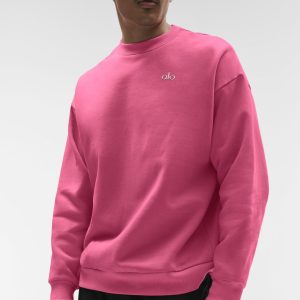 Alo Yoga Accolade Crew Neck Pullover - Paradise Pink