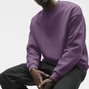 Alo Yoga Accolade Crew Neck Pullover - Plum Kiss