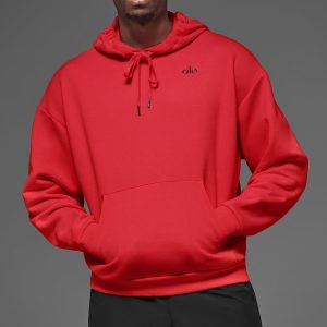 Alo Yoga Accolade Hoodie - Bright Red