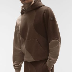 Alo Yoga Make Waves Hoodie - Espresso Tonal