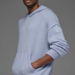 Alo Yoga Wool Cashmere New Class Hoodie - Winter Frost