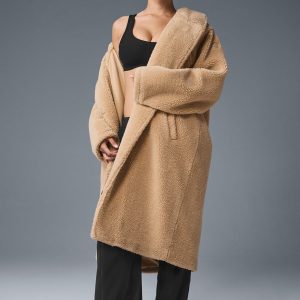Alo Yoga Oversized Sherpa Trench - Camel
