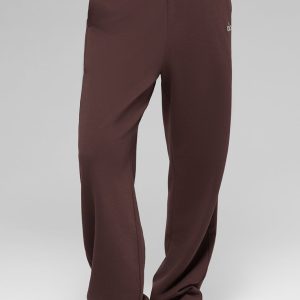 Alo Yoga Accolade Straight Leg Sweatpant - Brownstone