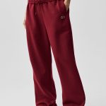 Alo Yoga Accolade Straight Leg Sweatpant - Summer Romance Red