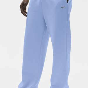 Alo Yoga Accolade Straight Leg Sweatpant - Light Provence Blue