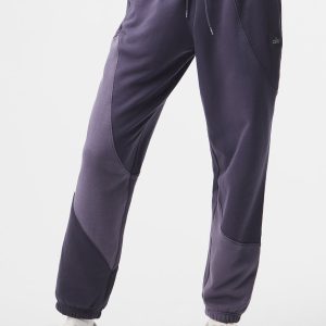 Alo Yoga Make Waves Sweatpant - Italian Plum Tonal