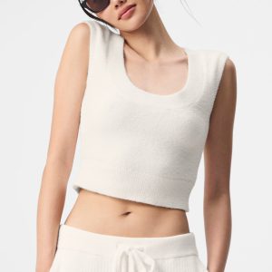 Alo Yoga Snuggle Up Sweater Short Sleeve - Ivory