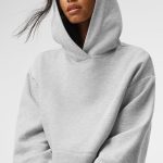 Alo Yoga Bae Hoodie - Athletic Heather Grey