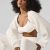 Alo Yoga Snuggle Up Sweater Shawl - Ivory