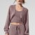 Alo Yoga Snuggle Up Sweater Shawl - Mushroom
