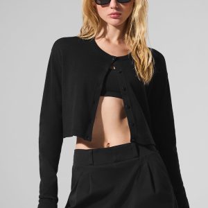 Alo Yoga Supernatural Sweater Cardigan - Black
