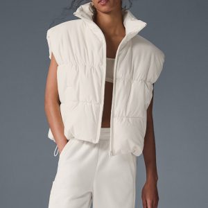 Alo Yoga Incline Puffer Vest - Ivory
