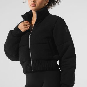 Alo Yoga Darling Sweater Puffer - Black