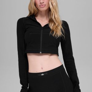 Alo Yoga Alosoft Sincere Fitted Jacket - Black