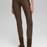 Alo Yoga Airlift Winter Warm High-Waist Legging - Espresso