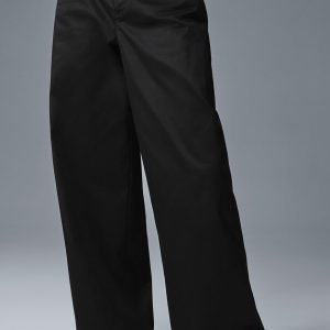 Alo Yoga Wanderlust Wide Leg Trouser - Black
