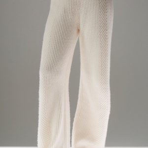 Alo Yoga Winter Magic Cashmere Wide Leg Pant - Ivory