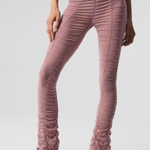 Alo Yoga Airlift Mesh High-Waist Cherish Legging - Smoky Quartz