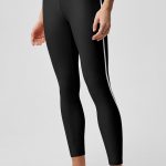 Alo Yoga Airlift High Waist Charger 7/8 Legging - Black/White